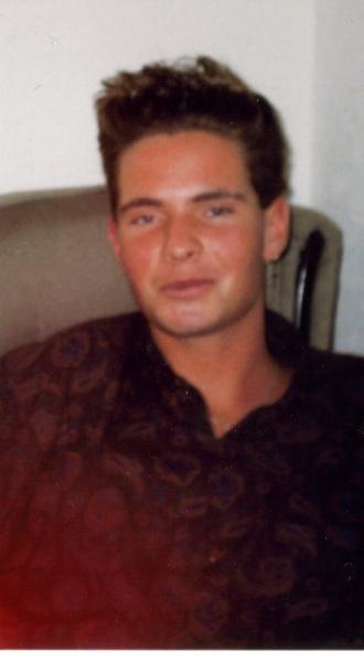 The quiff in 1989 aged 16