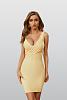 Love Conquers All Pale Yellow Bodycon Dress